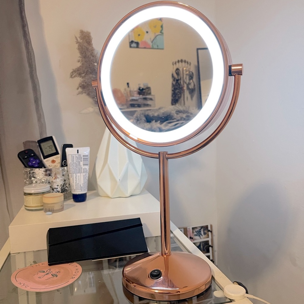 Conair Reflections Double-Sided LED Lighted Vanity Makeup Mirror